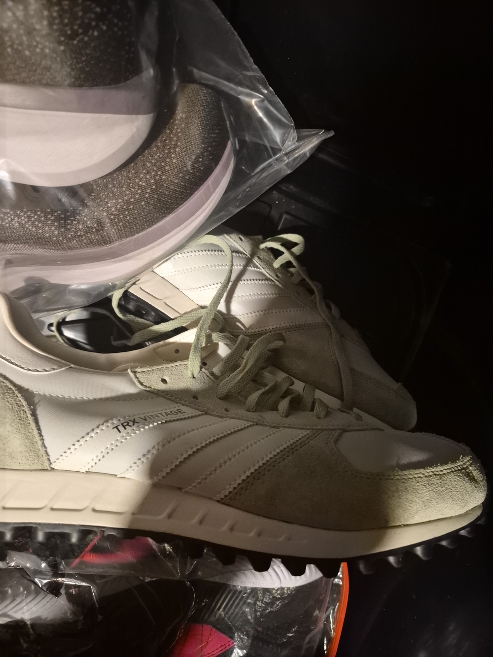 adidas TRX Vintage Men's Sneakers in Off-White and Light Olive